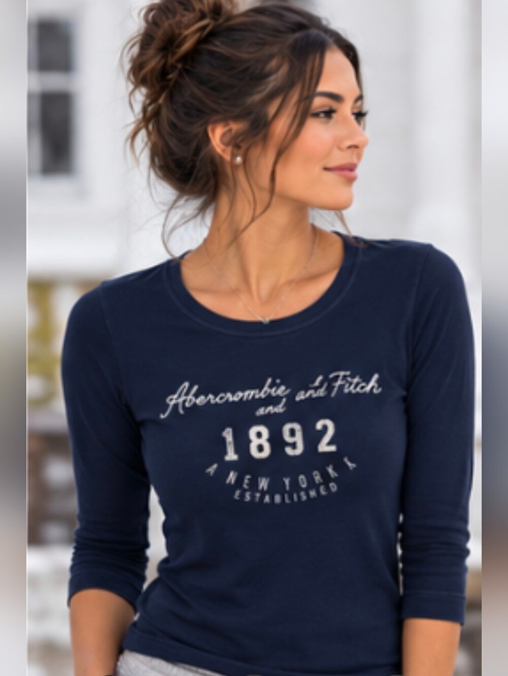 ✨️ ABERCROMBIE NAVY 3/4 Sleeve TOP ✨️
